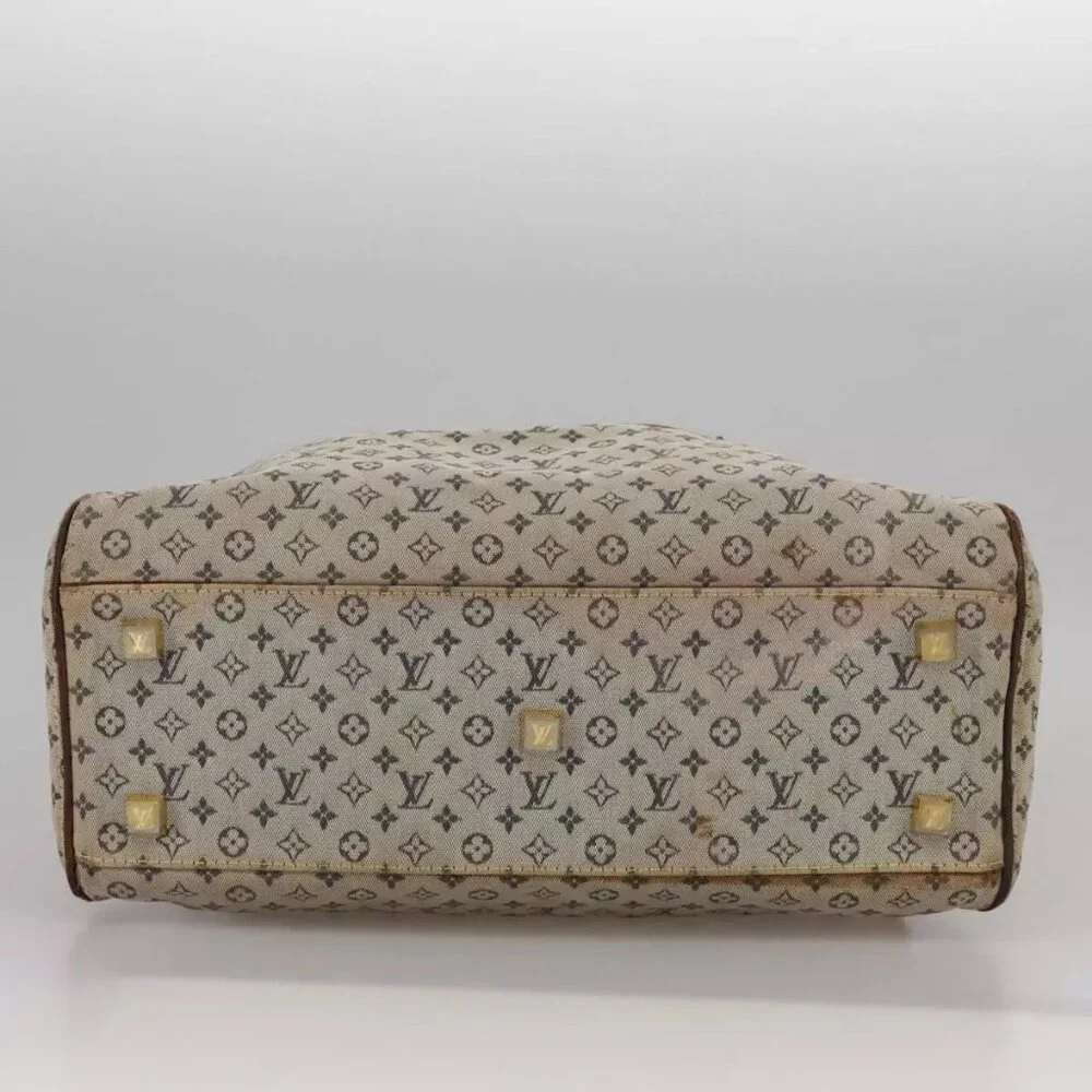 LOUIS VUITTON Monogram mini Marie Hand Bag Blue M92003 LV Auth bs20671